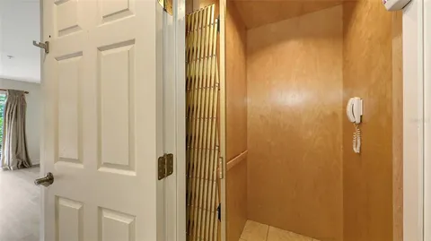 a view of an outdoor space and tennis court