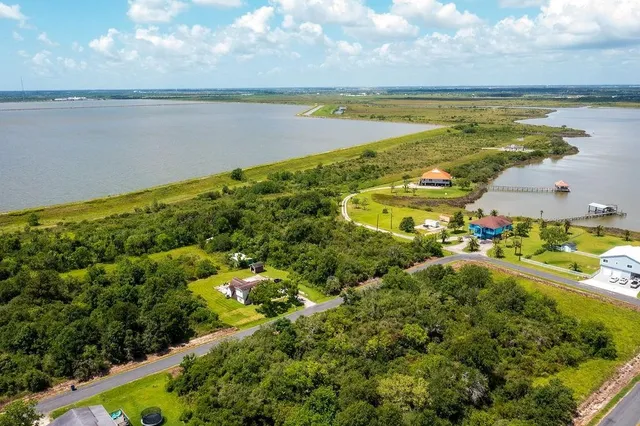 a view of an ocean and beach