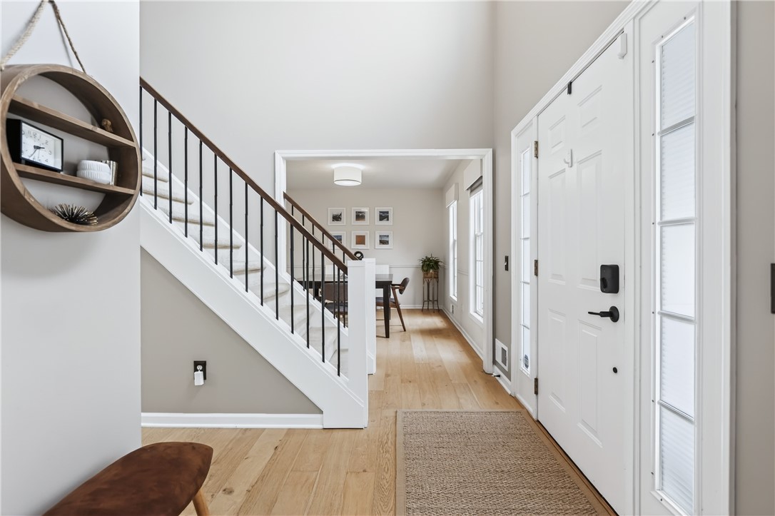 908 Taylor Rise Victor, NY 14564 - Photo 3 of 41 2 Story Foyer with Hardwood Floor and Modern Updat