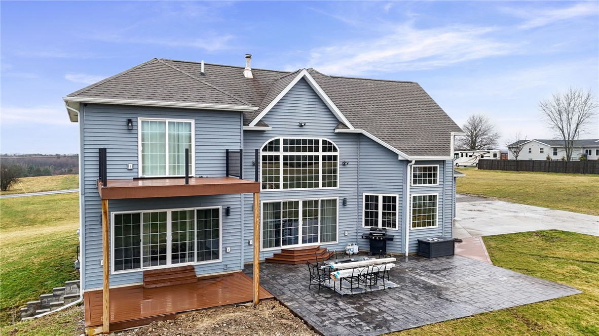 136 Vargo Road Horseheads, NY 14845 - Photo 6 of 38 Back view, featuring a second story deck and lower