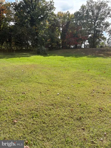 a view of a yard with a fountain