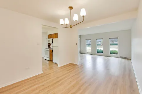 a view of a house with wooden floor