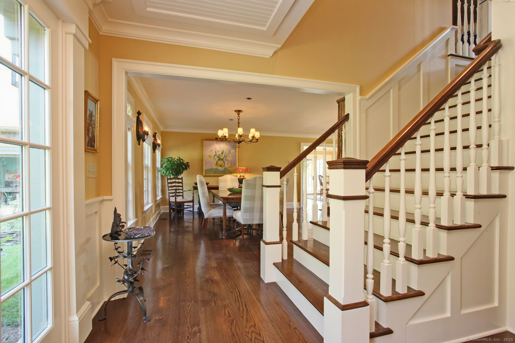 103 B Chalybes Road West Roxbury, CT 06783 - Photo 7 of 38 a view of entryway with wooden floor and stairs