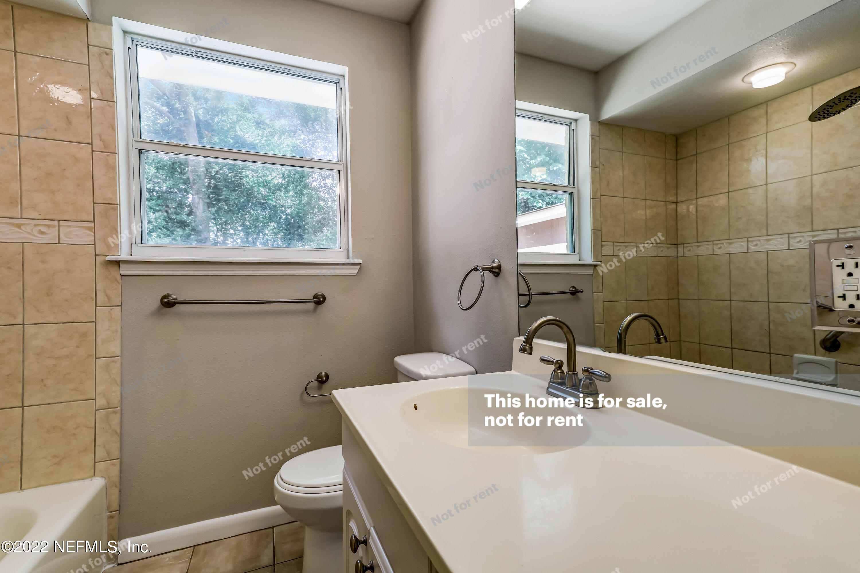 7403 Sandhurst Road South Jacksonville, FL 32277 - Photo 29 of 29 a bathroom with a sink a toilet and a mirror