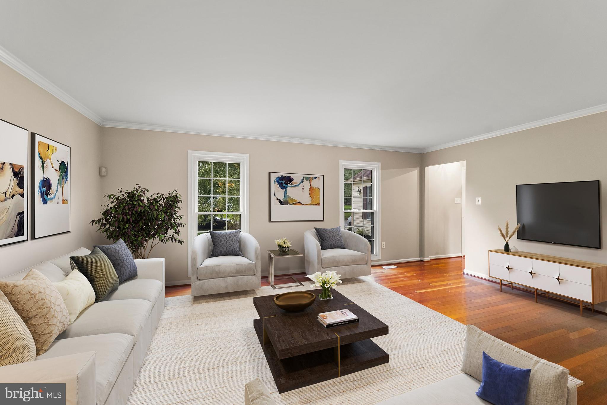 1503 Golf Course Drive Bowie, MD 20721 - Photo 4 of 60 Virtually Staged Living Room