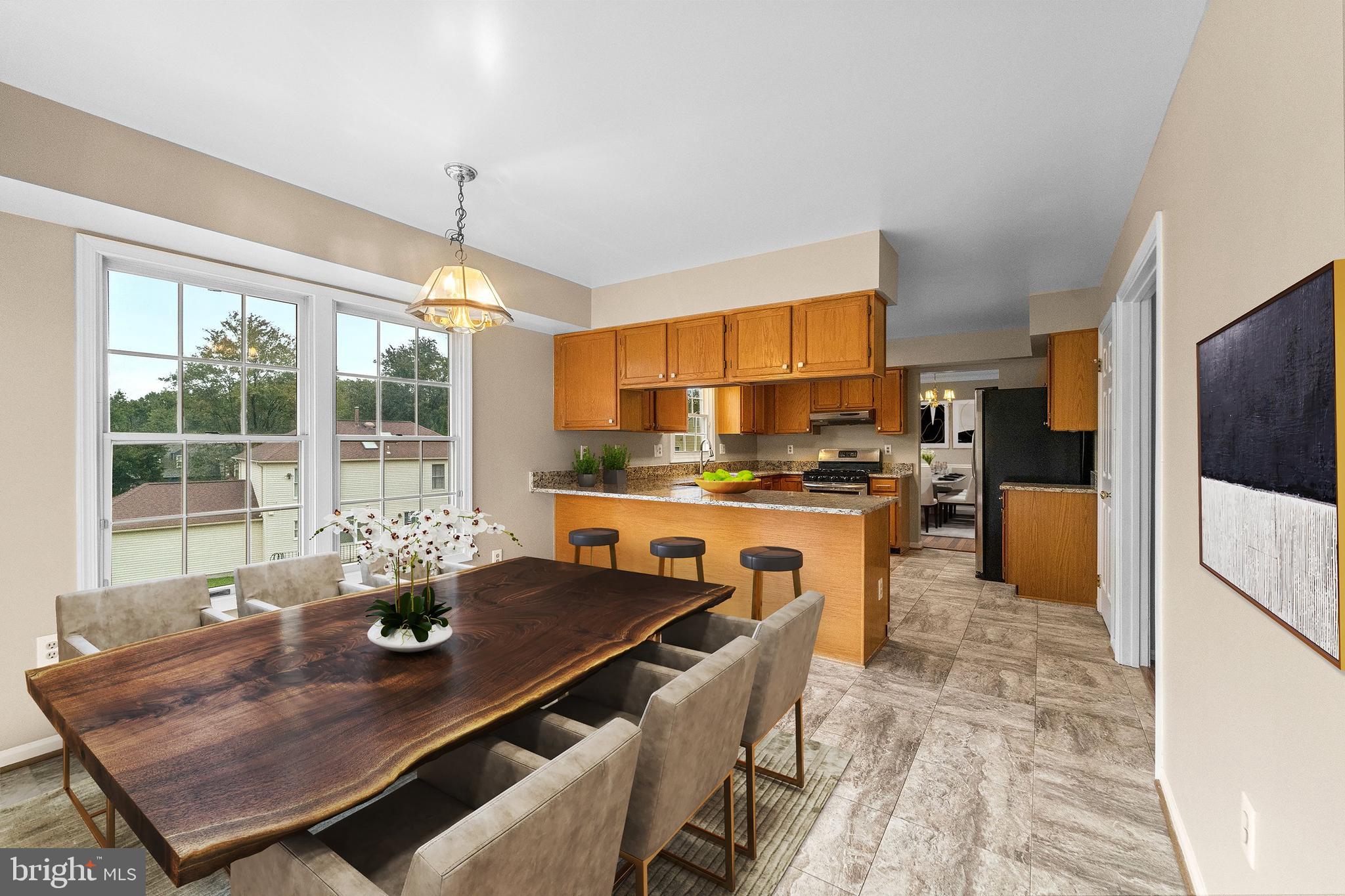 1503 Golf Course Drive Bowie, MD 20721 - Photo 7 of 60 Virtually Staged Eat-in Kitchen