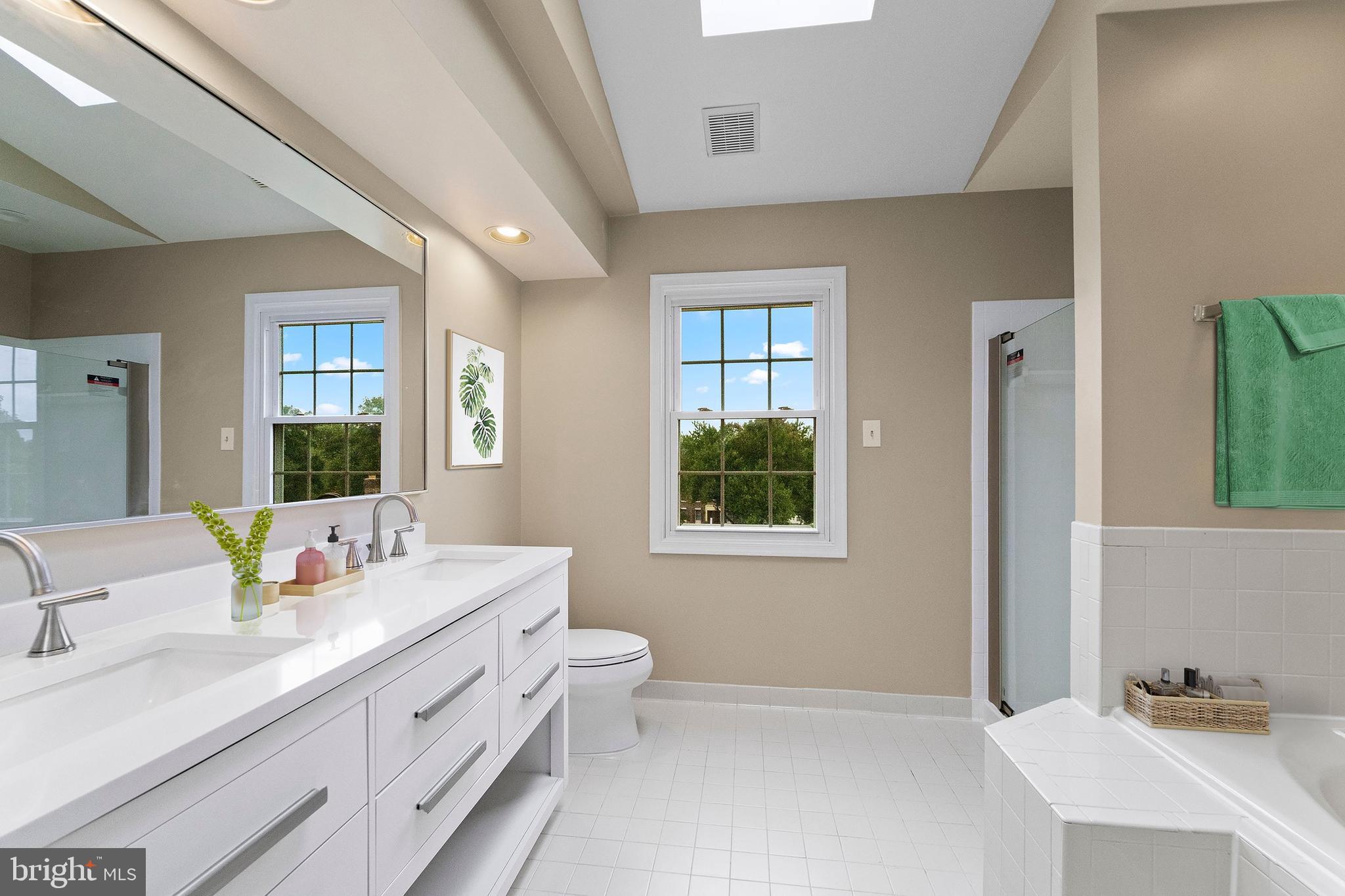 1503 Golf Course Drive Bowie, MD 20721 - Photo 8 of 60 Owner's Bathroom w/Skylights