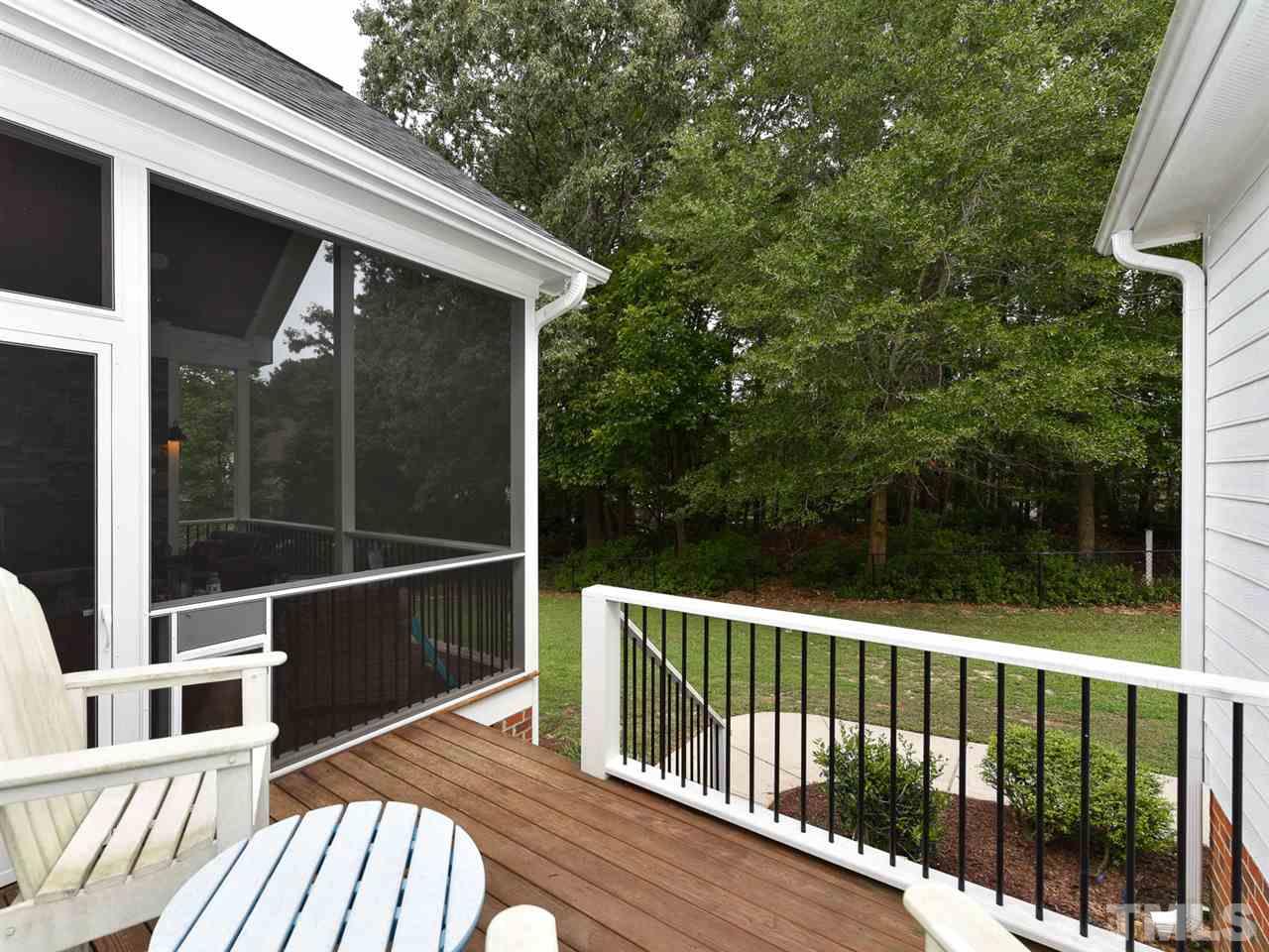 6005 Maton Place Raleigh, NC 27603 - Photo 20 of 30 a view of balcony with small garden