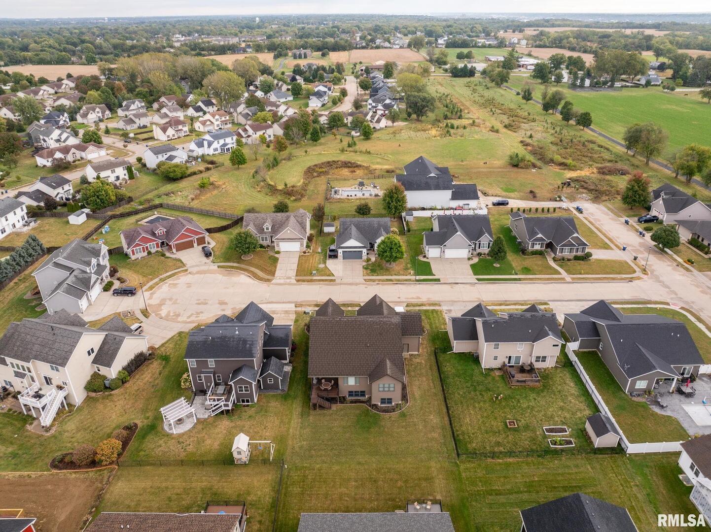 1422 Racine Court Davenport, IA 52804 - Photo 49 of 53 an aerial view of residential houses with outdoor space