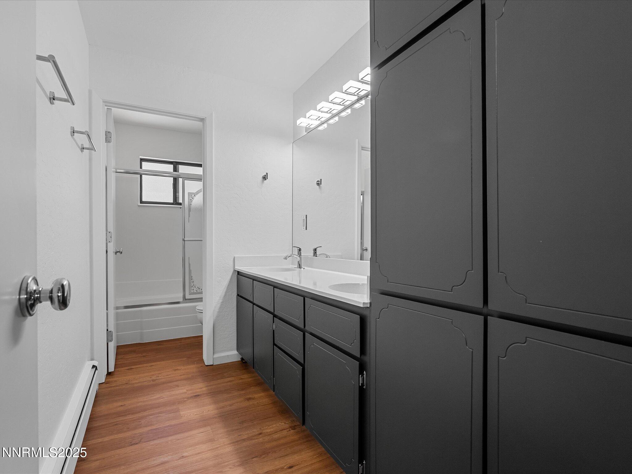315 Paiute Drive Stateline, NV 89449 - Photo 38 of 77 a bathroom with a sink and mirror