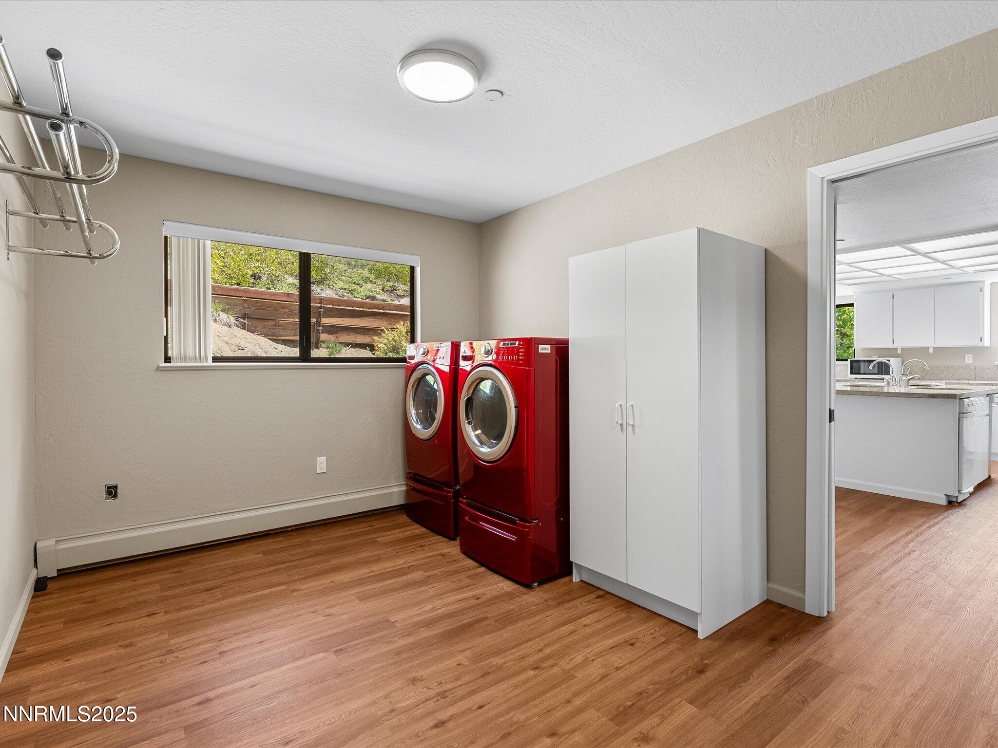 315 Paiute Drive Stateline, NV 89449 - Photo 43 of 77 a view of an empty room with wooden floor and a window