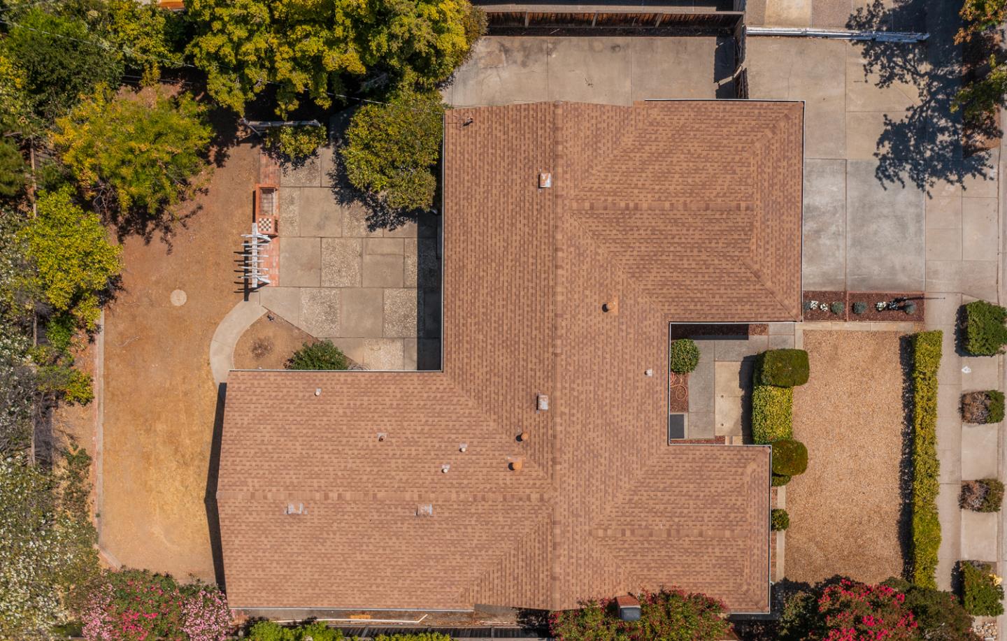 20631 McClellan Road Cupertino, CA 95014 - Photo 16 of 26 an aerial view of a house with a yard