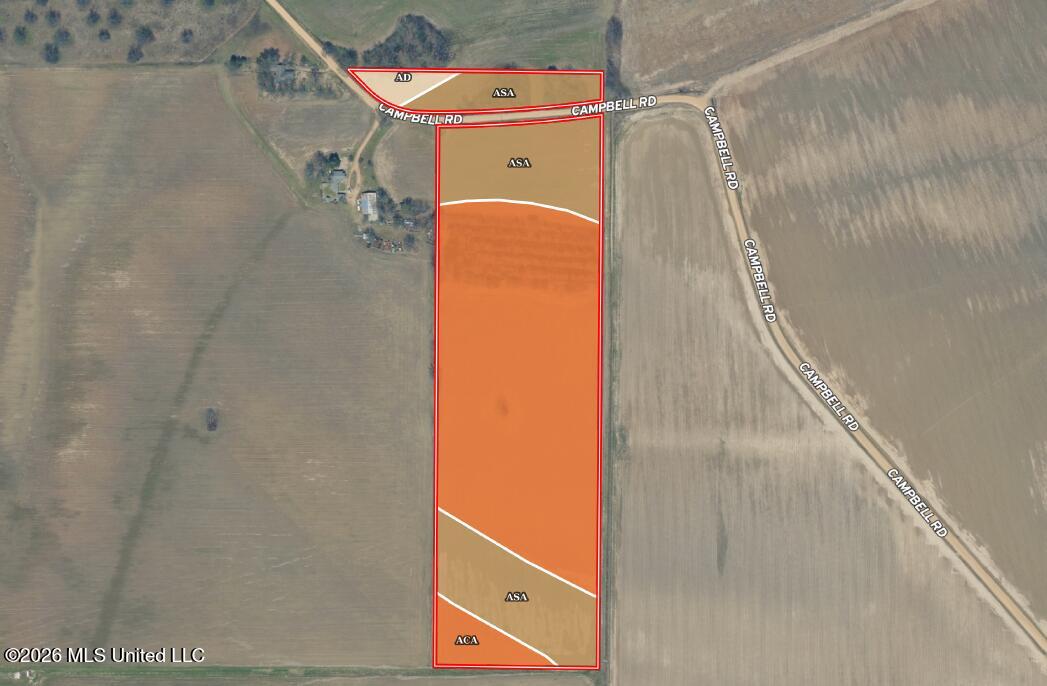 3342 Campbell Road Tutwiler, MS 38963 - Photo 24 of 25 Soil Map