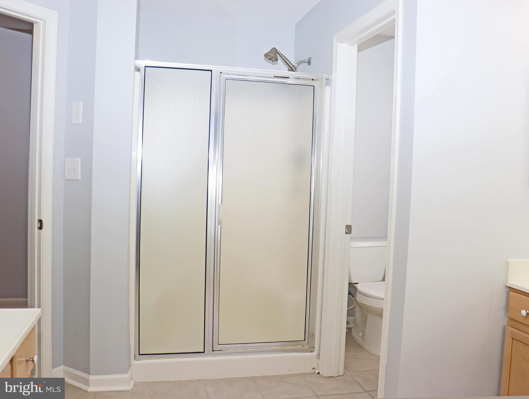 24 Blue Spruce Drive Bear, DE 19701 - Photo 11 of 13 a bathroom with a glass shower door