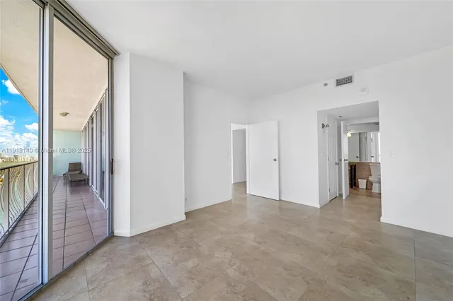 a view of a big room with closet area