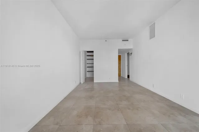 a view of an empty room