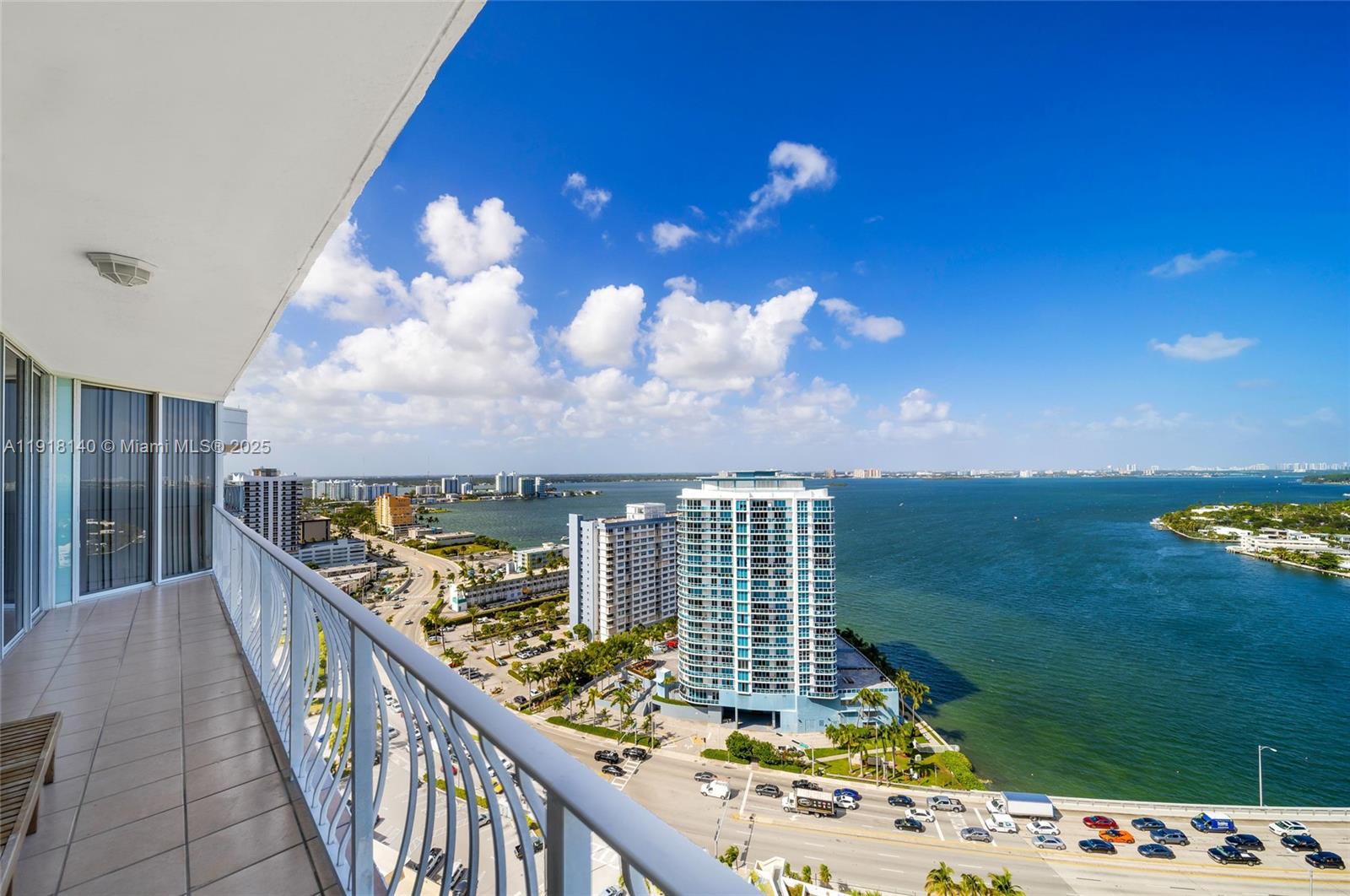 7601 East Treasure Drive, Unit PH215 North Bay Village, FL 33141 - Photo 3 of 40 a view of balcony with furniture