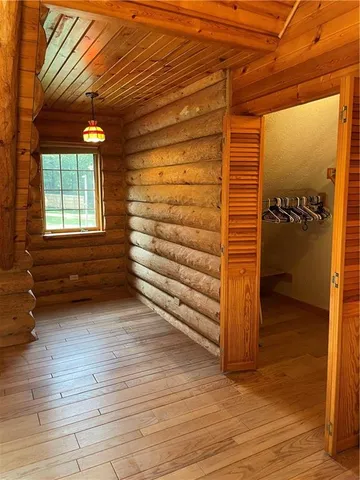 a view of a small space built in the back