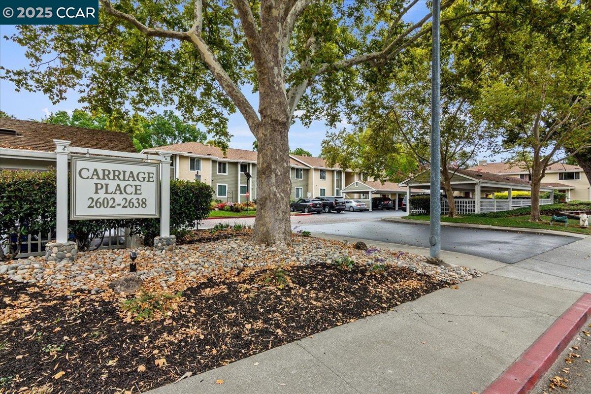 2606 Jones Road, Unit B Walnut Creek, CA 94597 - Photo 27 of 29 a sign board with buildings in the background