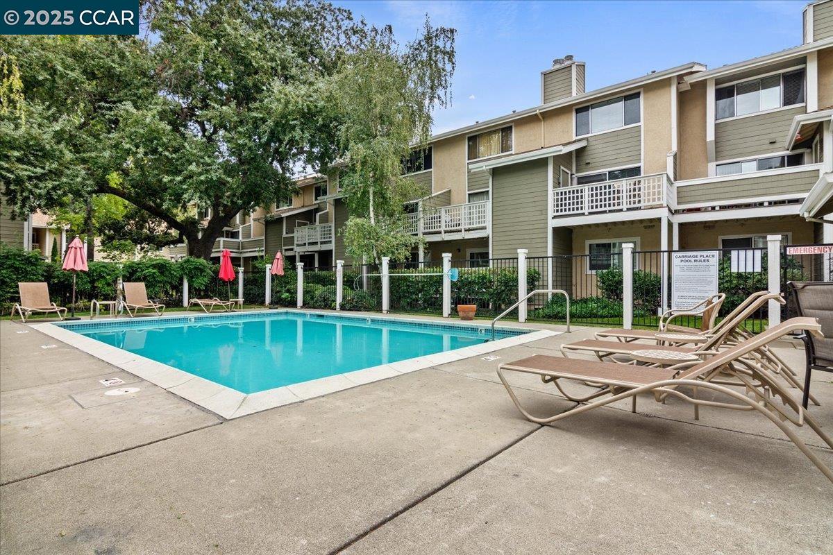 2606 Jones Road, Unit B Walnut Creek, CA 94597 - Photo 29 of 29 a view of pool with a lounge chairs