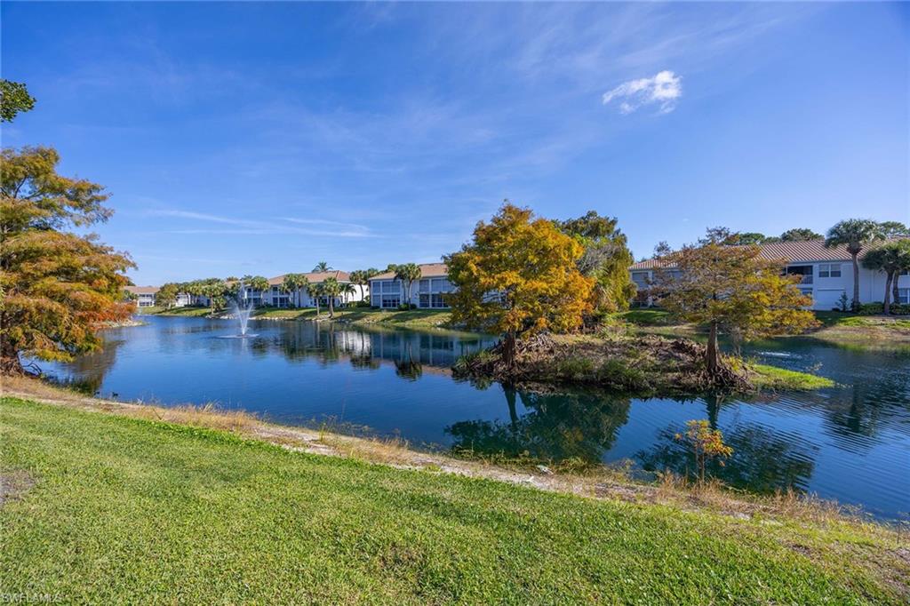 6834 Lantana Bridge Road, Unit 101 Naples, FL 34109 - Photo 50 of 50 a view of a lake with houses