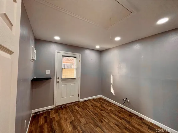 a view of empty room