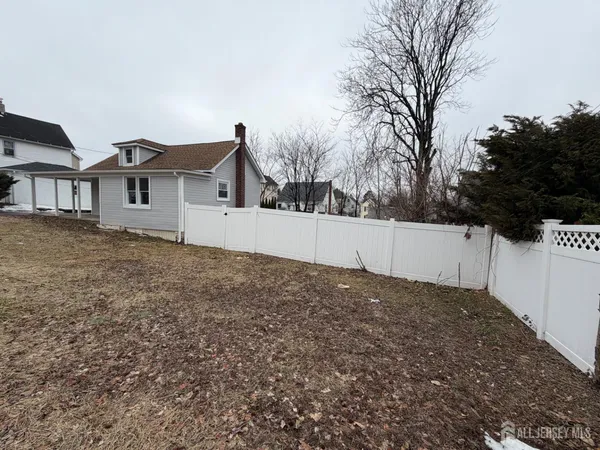 a backyard of a house