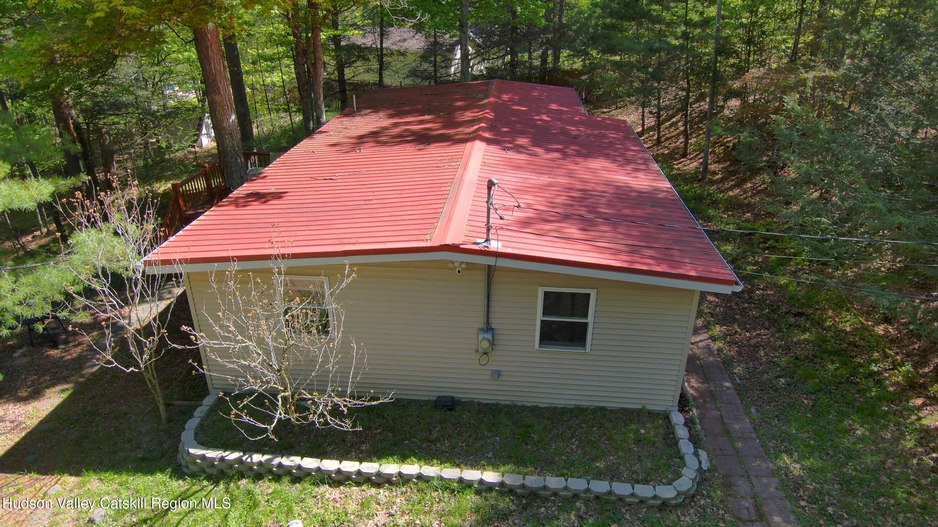 51 Enchanted Valley Road Cornwallville, NY 12418 - Photo 2 of 21 a view of a backyard with a garden