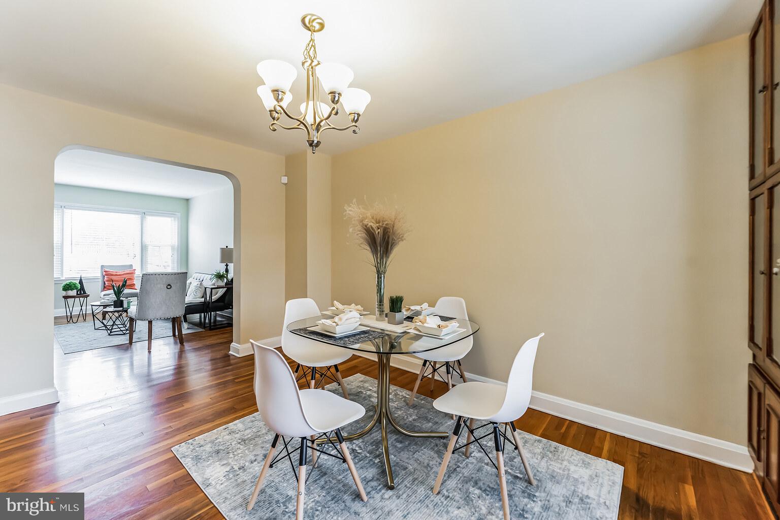 928 Radcliffe Road Towson, MD 21204 - Photo 8 of 31 Dining Room toward Living Room
