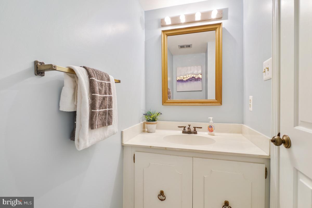 2757 Unicorn Lane Northwest Washington, DC 20015 - Photo 41 of 43 a bathroom with a sink and mirror with bathtub