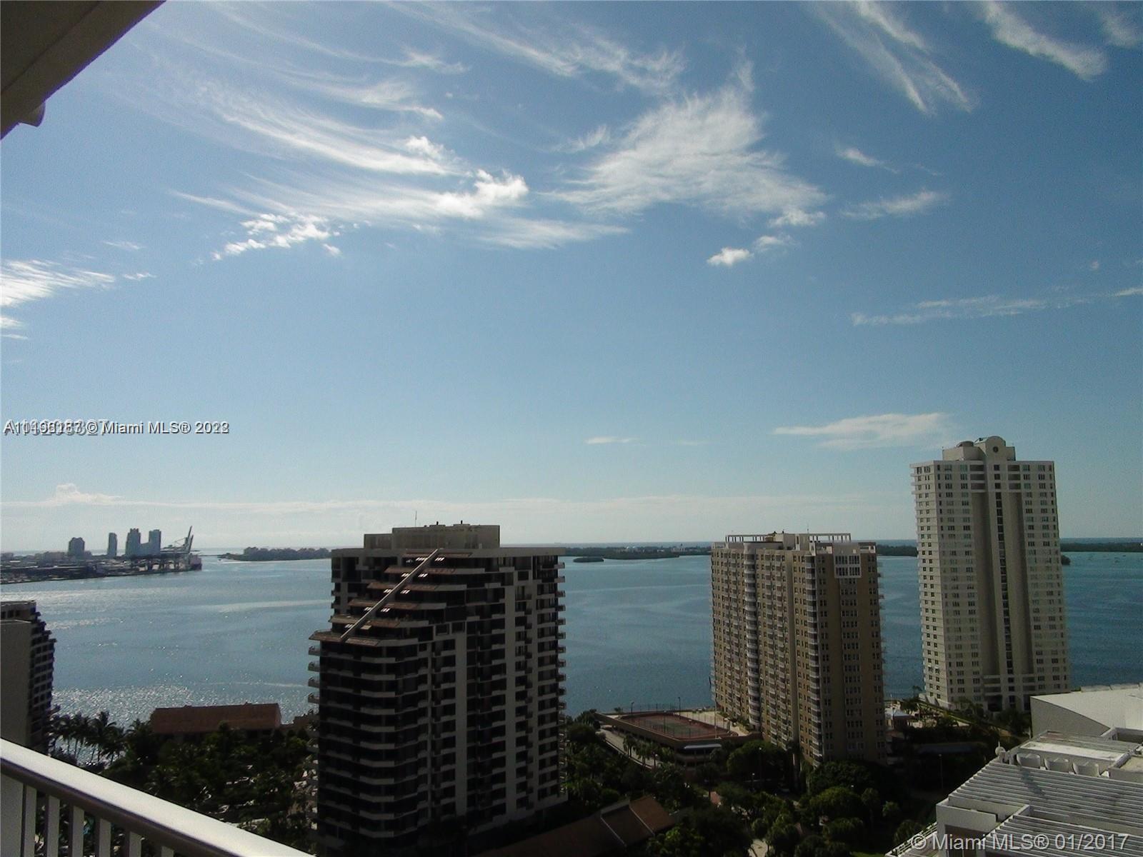 701 Brickell Key Boulevard, Unit 2412 Miami, FL 33131 - Photo 10 of 10 a view of a city and ocean