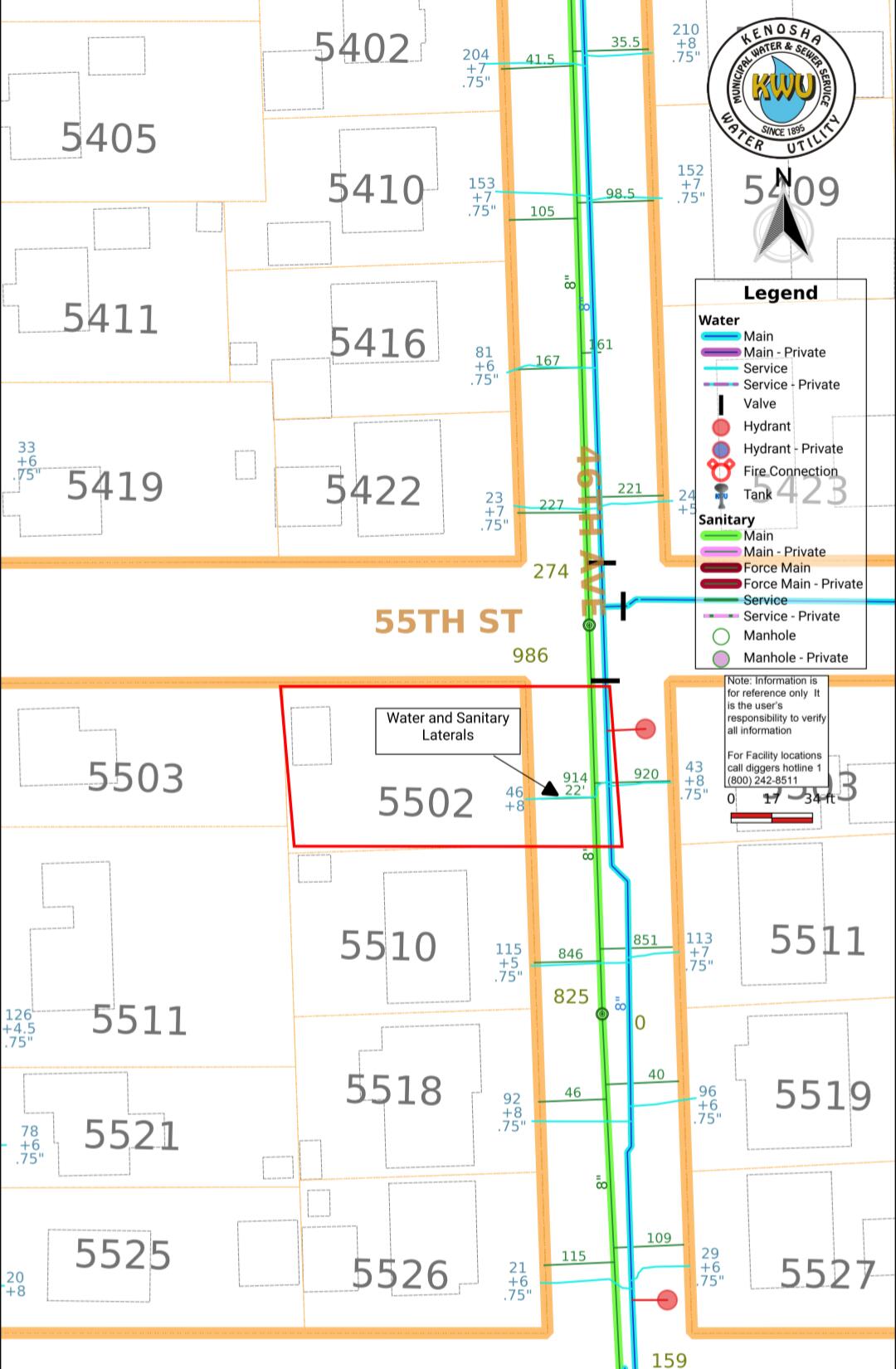 5502 46th Avenue Kenosha, WI 53144 - Photo 5 of 5 Utilities