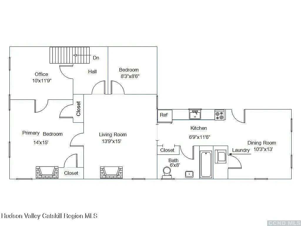 30 Union Street, Unit 2 Hudson, NY 12534 - Photo 10 of 10 a black and white photo of a