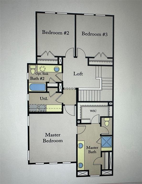 6814 East Riverside Drive, Unit 26 Austin, TX 78741 - Photo 20 of 21 A well-organized floor plan highlights the thoughtful layout of the private living spaces.