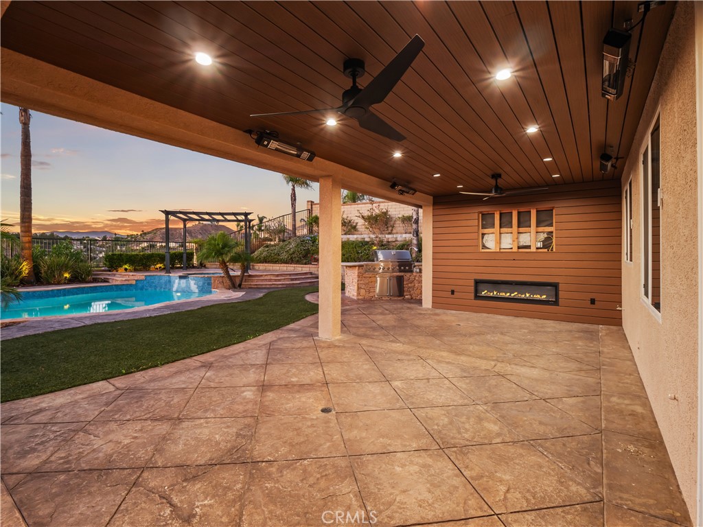 29461 Sequoia Road Canyon Country, CA 91387 - Photo 37 of 51 a view of an empty room with a fireplace