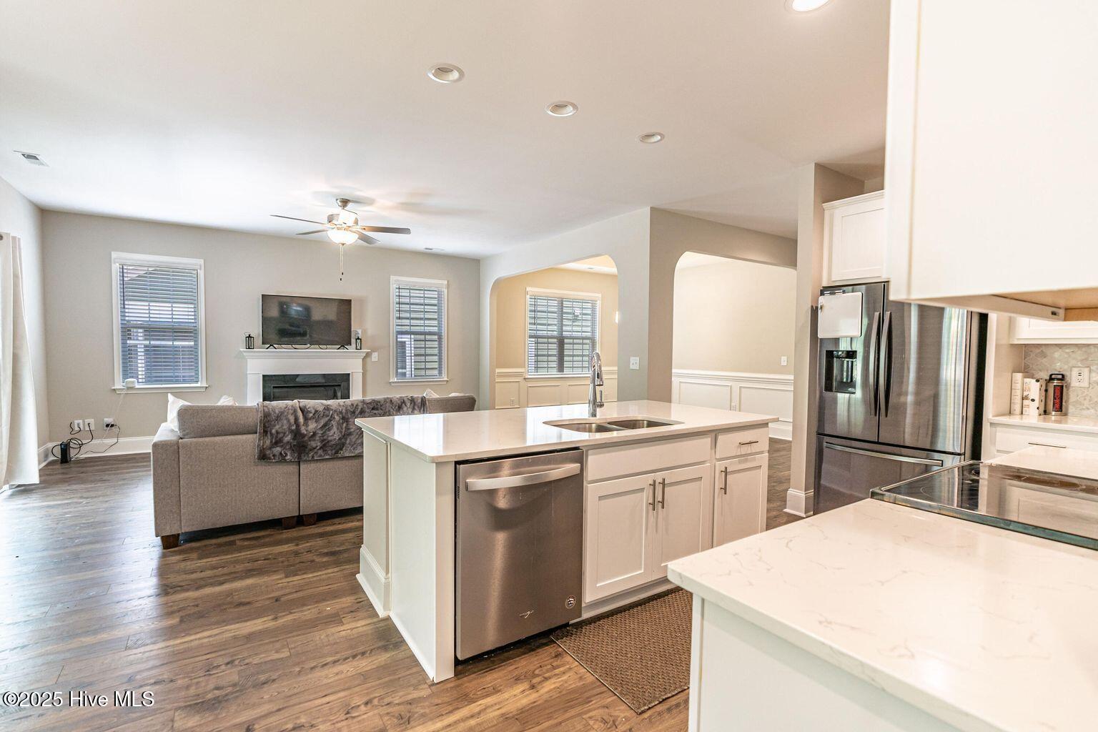 503 Kerr Lake Road Aberdeen, NC 28315 - Photo 12 of 33 Kitchen with Stainless Steel Appliances