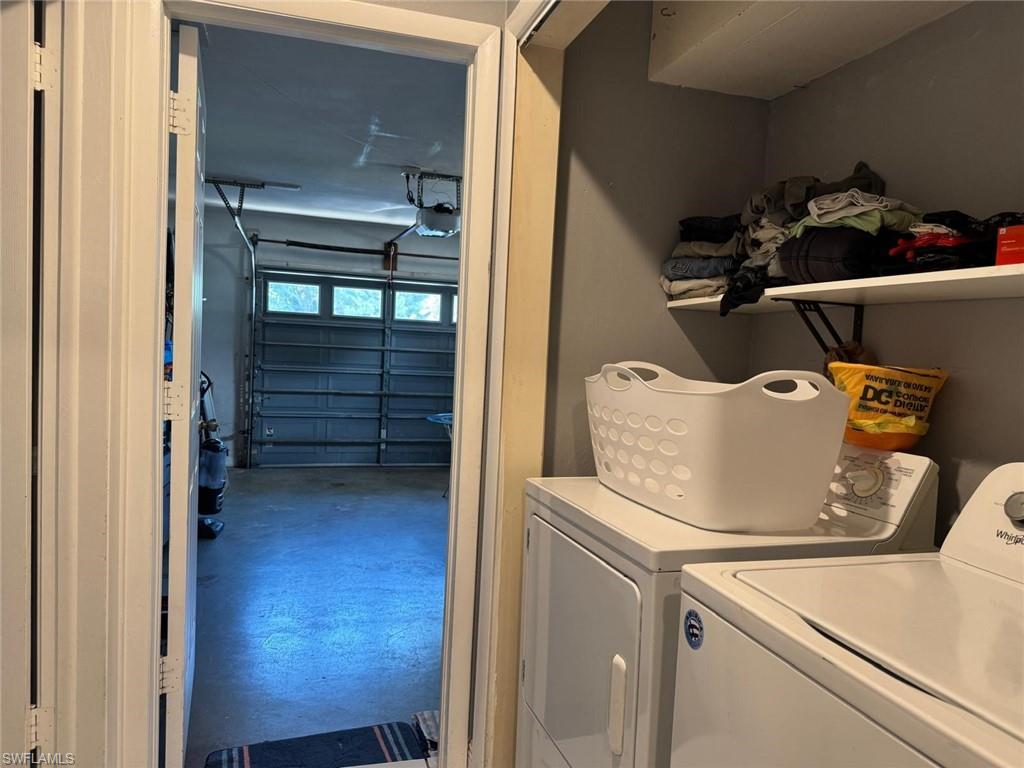 4454 19th Place Southwest Naples, FL 34116 - Photo 25 of 30 a utility room with dryer and washer
