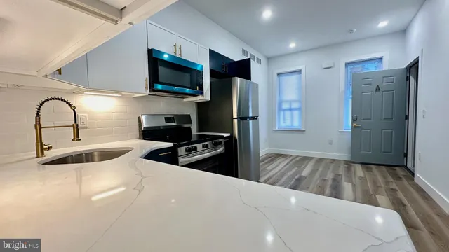 a utility room with a washer and dryer