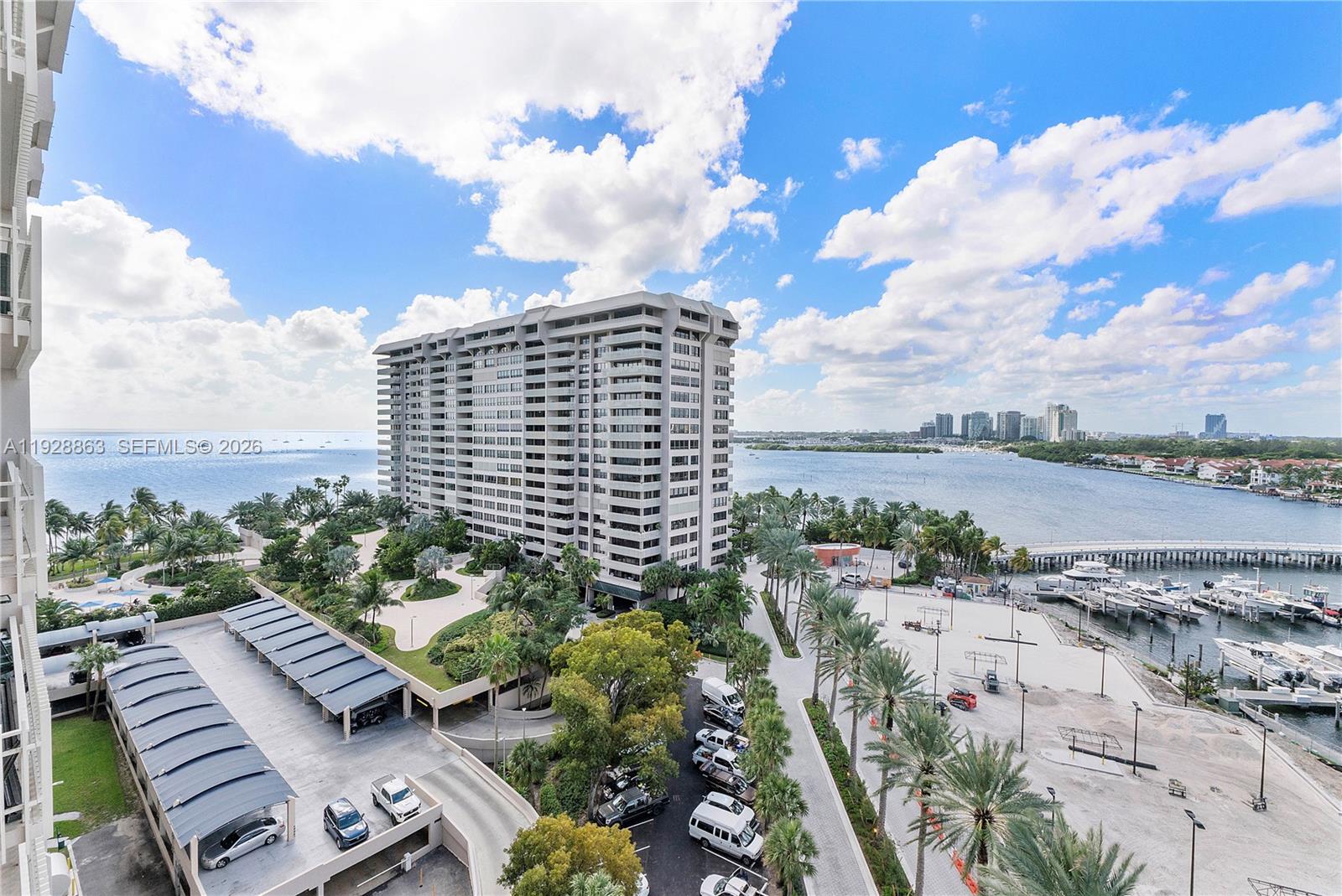 2 Grove Isle Drive, Unit B1110 Miami, FL 33133 - Photo 8 of 29 a view of a city and ocean
