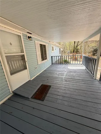 a view of front door
