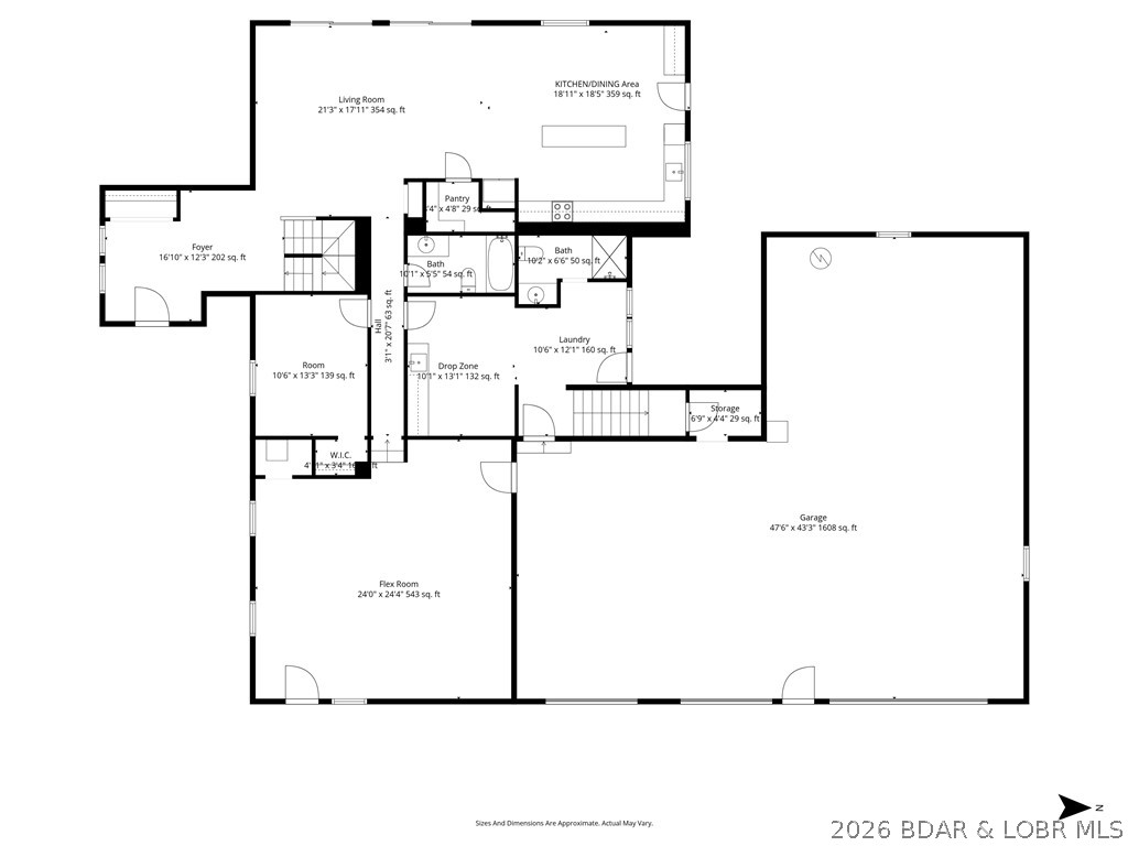 29792 Hazel Road Gravois Mills, MO 65037 - Photo 80 of 83 Main Level Floorplan