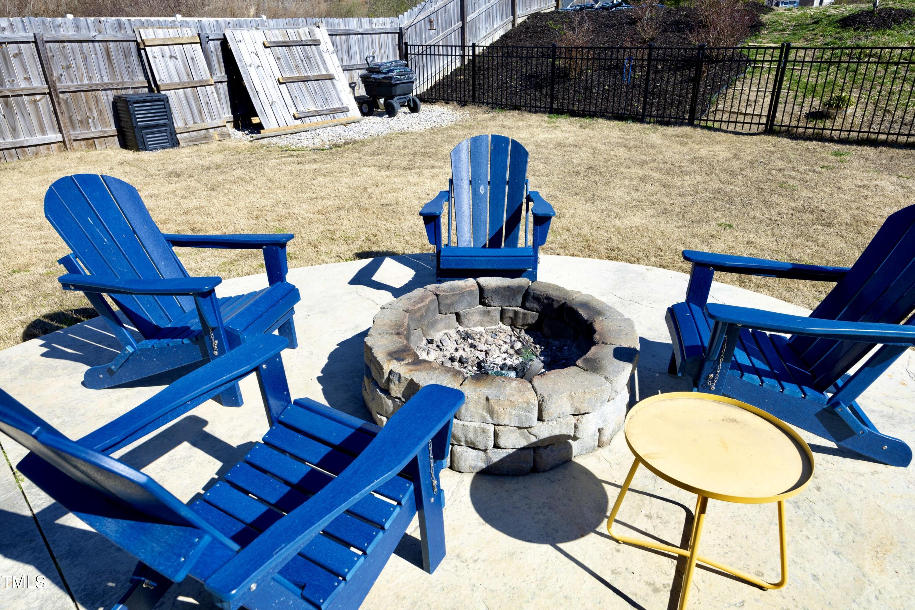 1417 Slate Ridge Road Knightdale, NC 27545 - Photo 43 of 47 42Firepit