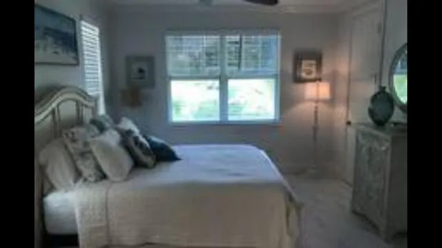 a view of a lake with outdoor space