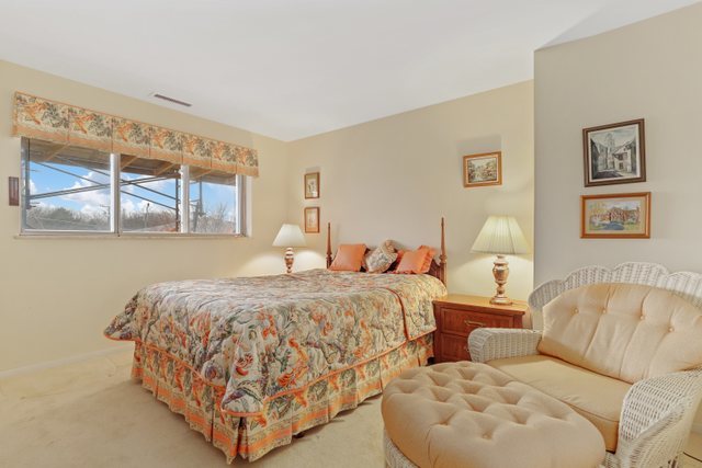 1 North Dee Road, Unit 2D Park Ridge, IL 60068 - Photo 23 of 38 a bedroom with bed and a large window