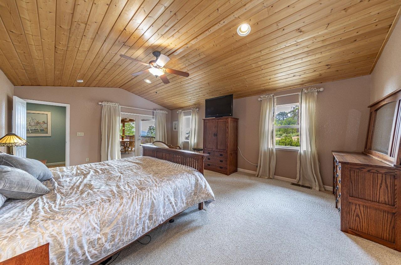 53312 Timberview Road North Fork, CA 93643 - Photo 38 of 84 a spacious bedroom with a large bed a flat tv screen and dresser