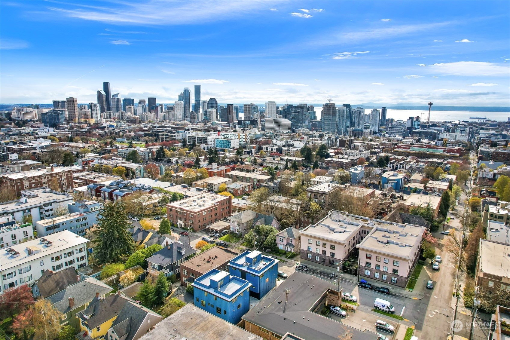 422 14th Avenue East, Unit B Seattle, WA 98112 - Photo 1 of 24 a view of a city with tall buildings