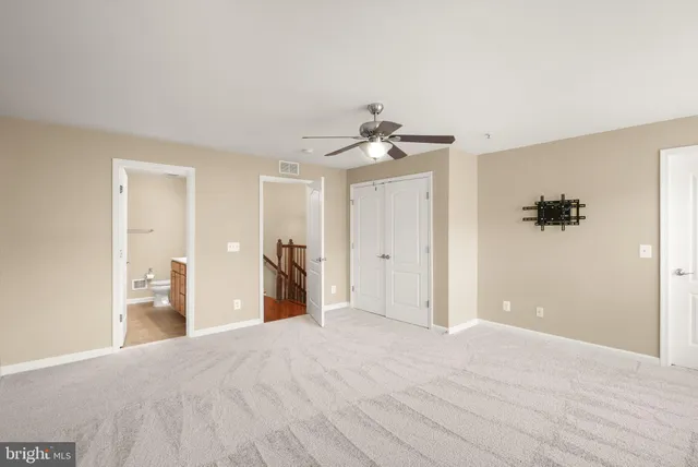 a view of a livingroom with a chandelier