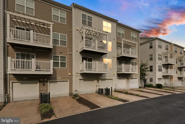 a front view of a building with street