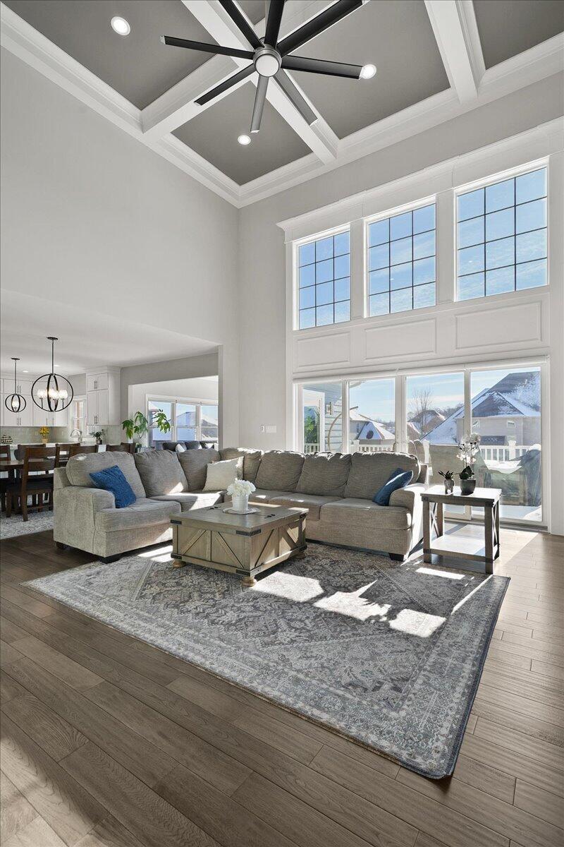 9317 Michigan Drive Crown Point, IN 46307 - Photo 2 of 42 a living room with furniture and a large window