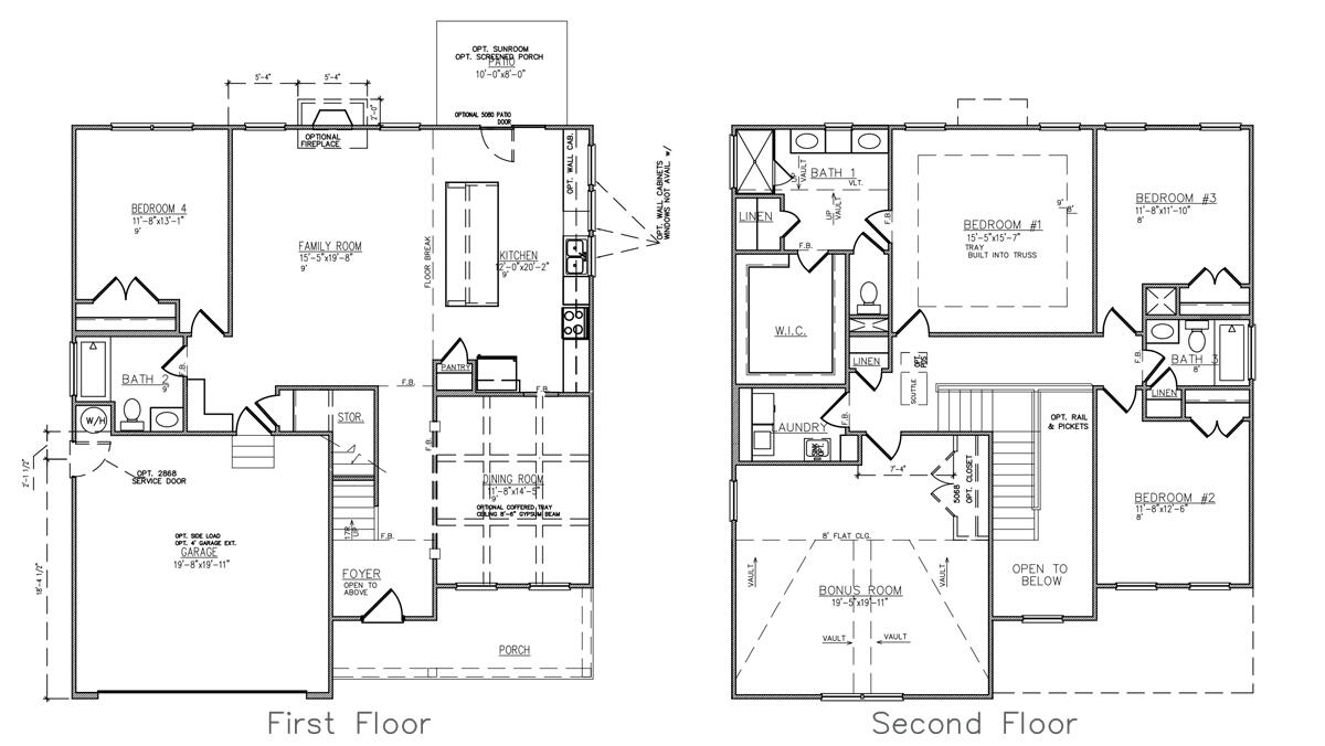 1221 Rudy Ln Mount Mount Pleasant, SC 29466 - Photo 31 of 31 Forrester Floorplan